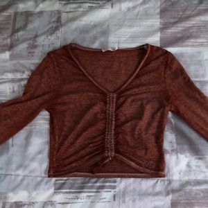 New small long sleeve crop top